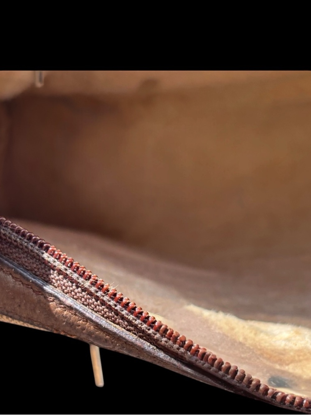 Gucci Beige GG Canvas Crossbody with Brown Leather Trim - Picture 7 of 8